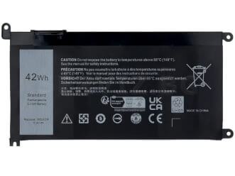 WDX0R батерия за Dell Inspiron 13, 14, 15 и 17 - 3000, 5000, 7000, 5567
