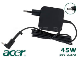 Зарядно за лаптоп Acer - 19V - 2.37A - с букса 3.0x1.0 - дизайн 2 - оригинално