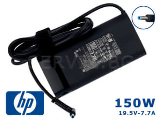 Оригинално зарядно за лаптоп HP - 19.5V 7.7A 150W - синя букса 4.5x3.0мм