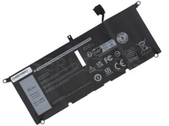 Батерия за DELL XPS 13 7390, 9370, 9380 - DXGH8