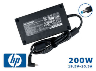 Зарядно за лаптоп HP - 19.5V 10.3A 200W - синя букса 4.5x3.0мм - Заместител