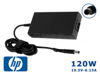 Оригинално зарядно за лаптоп HP - 120W - букса 7.4x5.0