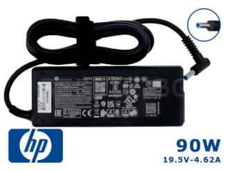 Оригинално зарядно за лаптоп HP - 90W - синя букса 4.5мм-3.0мм