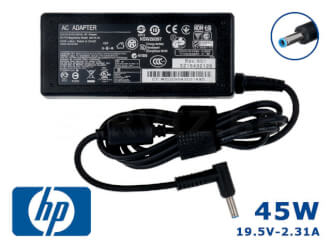 Зарядно за лаптоп HP 45W - синя букса 4.5х3.0 мм - заместител