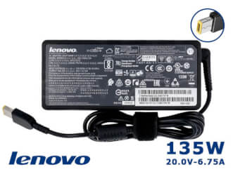 135W зарядно за лаптоп Lenovo Y серия, IdeaPad, Legion и Thinkpad - оригинално