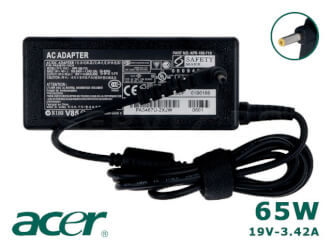 Зарядно за лаптоп Acer - 19V - 3.42A - с букса 3.0x1.0 - заместител