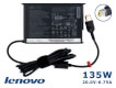 135W зарядно за лаптоп Lenovo Y серия, IdeaPad, Legion и Thinkpad - оригинално slim