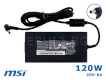 Зарядно за лаптоп MSI - 120W 20V 6A (4.5x3.0mm) - оригинално
