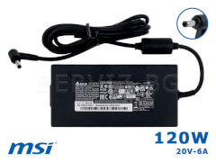 Зарядно за лаптоп MSI - 120W 20V 6A (4.5x3.0mm) - оригинално